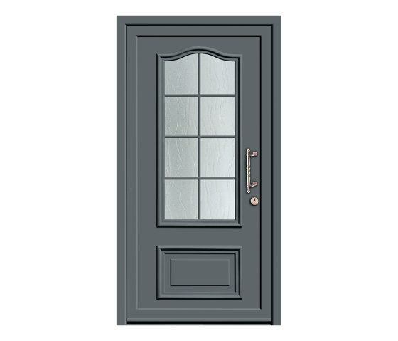 Aluminum clad wood entry doors | History Type 1206 | Portes d'entrée | Unilux