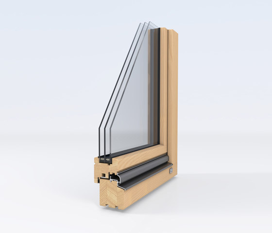 Wooden windows | Wooden Meister window slanted | Window types | Unilux