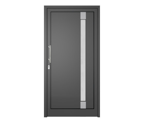 uPVC entry doors | IsoStar Model 7101 | Puertas de las casas | Unilux