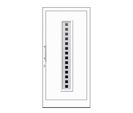 uPVC entry doors | IsoStar Model 7102 | Entrance doors | Unilux
