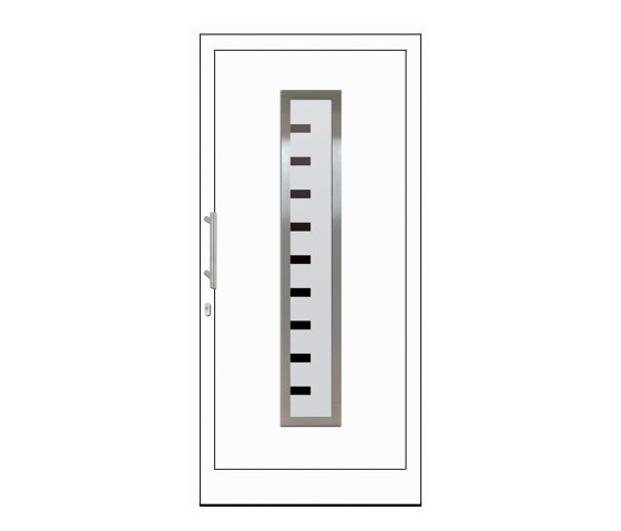 uPVC entry doors | IsoStar Model 7105 | Portes d'entrée | Unilux