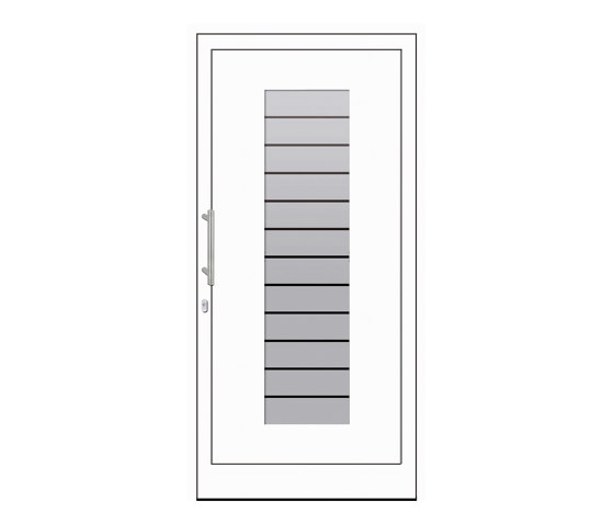 uPVC entry doors | IsoStar Model 7106 | Puertas de las casas | Unilux