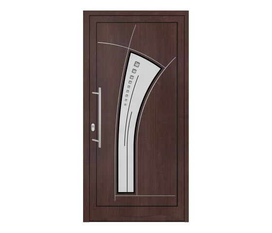 uPVC entry doors | IsoStar Model 7107 | Portes d'entrée | Unilux