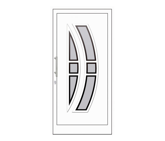 uPVC entry doors | IsoStar Model 7108 | Entrance doors | Unilux