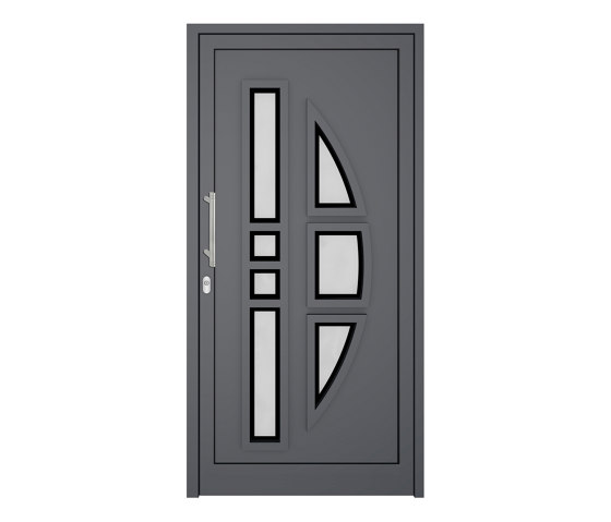uPVC entry doors | IsoStar Model 7110 | Entrance doors | Unilux