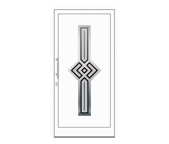 uPVC entry doors | IsoStar Model 7111 | Portes d'entrée | Unilux