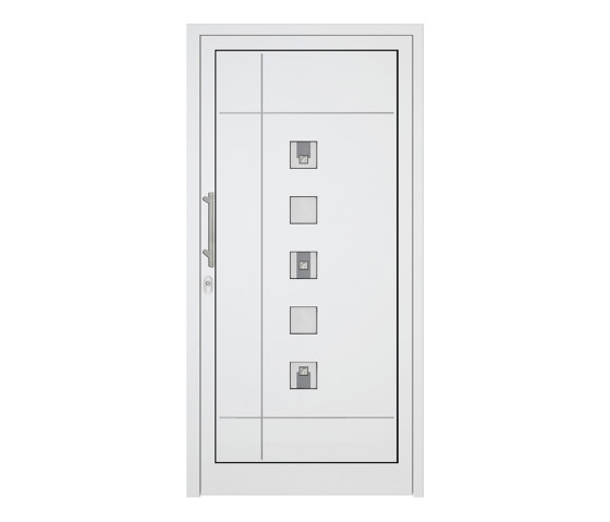 uPVC entry doors | IsoStar Model 7112 | Puertas de las casas | Unilux