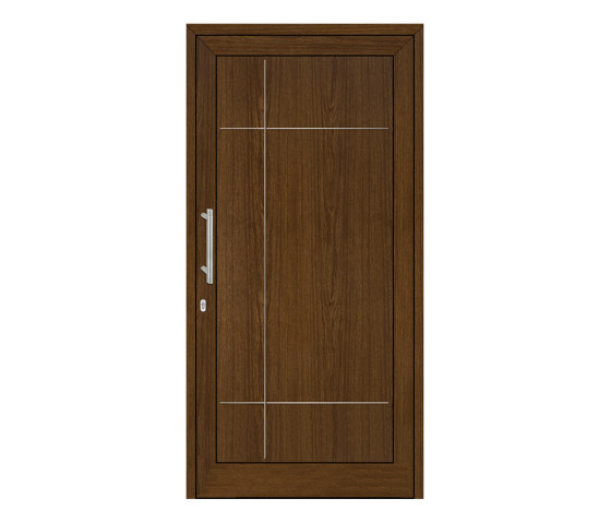uPVC entry doors | IsoStar Model 7112G | Portes d'entrée | Unilux