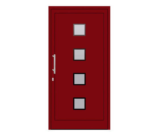 uPVC entry doors | IsoStar Model 7113 | Portes d'entrée | Unilux