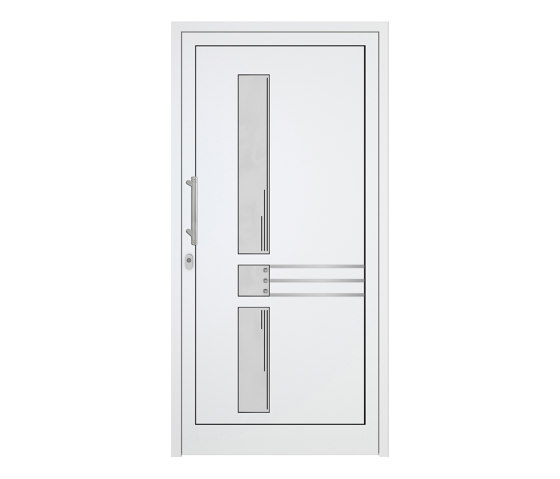 uPVC entry doors | IsoStar Model 7114 | Porte casa | Unilux