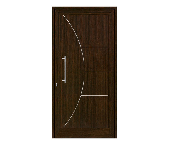 uPVC entry doors | IsoStar Model 7120G | Portes d'entrée | Unilux