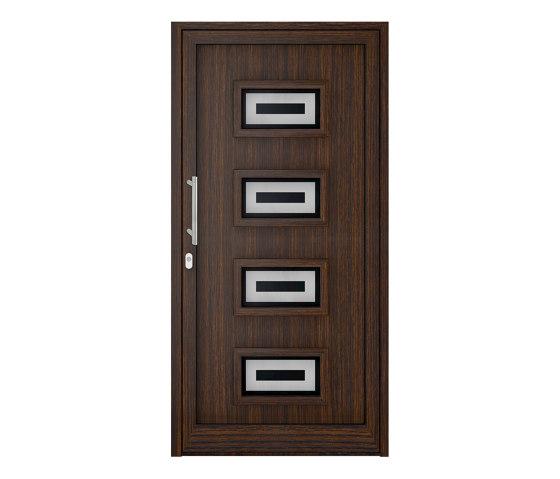 uPVC entry doors | IsoStar Model 7121 | Portes d'entrée | Unilux