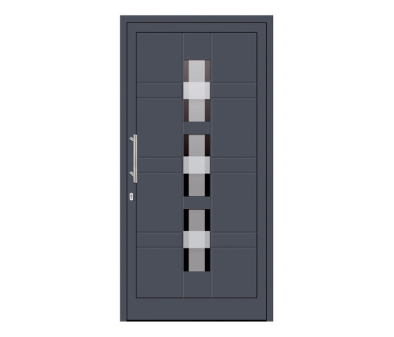 uPVC entry doors | IsoStar Model 7123 | Entrance doors | Unilux