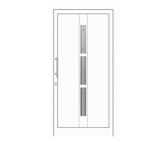 uPVC entry doors | IsoStar Model 7125 | Puertas de las casas | Unilux