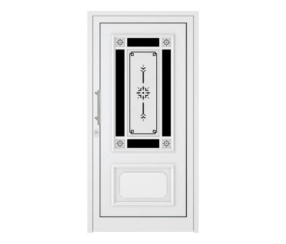 uPVC entry doors | IsoStar Model 7126 | Portes d'entrée | Unilux