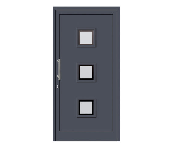 uPVC entry doors | IsoStar Model 7127 | Puertas de las casas | Unilux
