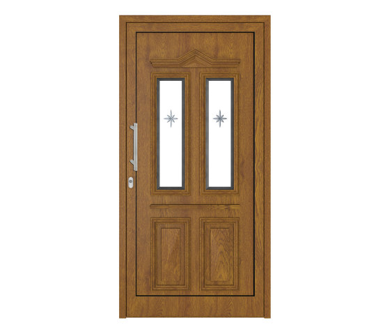 uPVC entry doors | IsoStar Model 7128 | Portes d'entrée | Unilux