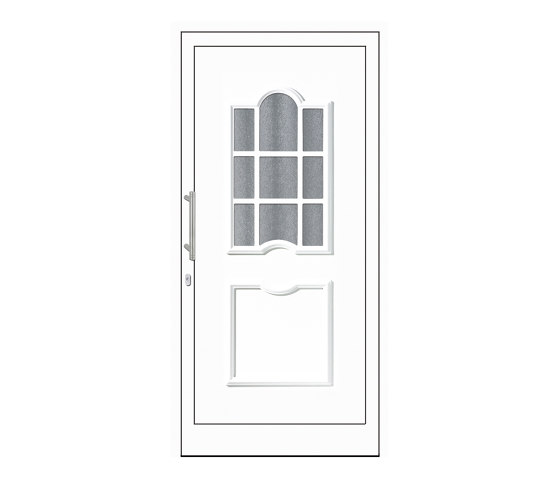 uPVC entry doors | IsoStar Model 7129 | Portes d'entrée | Unilux