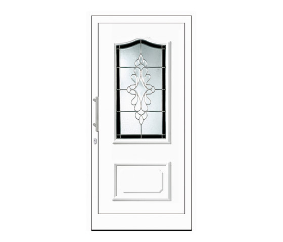 uPVC entry doors | IsoStar Model 7130 | Entrance doors | Unilux