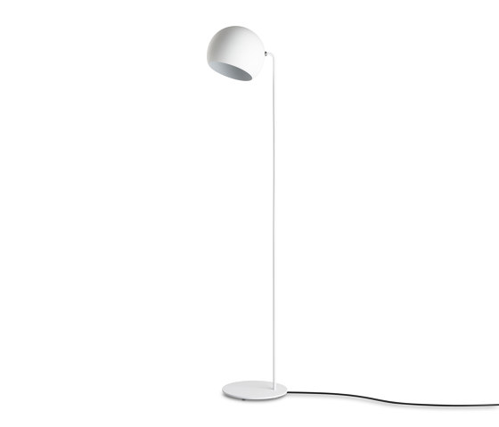 Tilt Globe Floor – all white | Free-standing lights | Nyta
