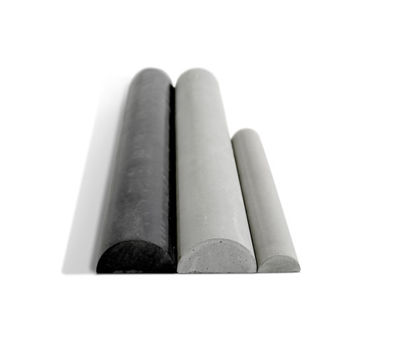 3D Cement Tile | Half Circle Cement Sticks - Mini And Large | Dalles de béton | Eso Surfaces