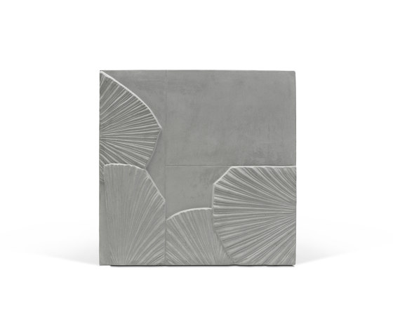 3D Cement Tile | Palm Leaf | Dalles de béton | Eso Surfaces