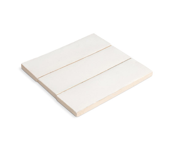 Zellige Tile | White Square / Rectangle Tile | Clay tiles | Eso Surfaces