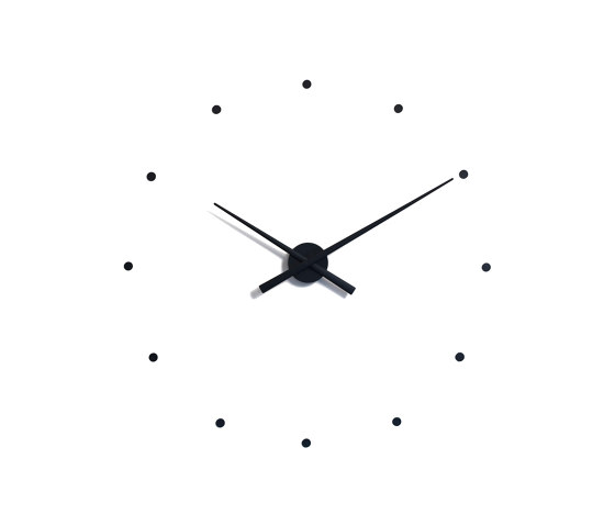 OJ Wall Clock Black | Horloges | Nomon