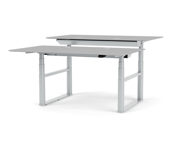 HiLow Double – height-adjustable desk with double frame | Montana Furniture | Contract tables | Montana Furniture