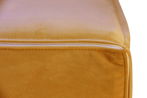 Mademoiselle T with backrest gold | Sofas | Filippo Ghezzani