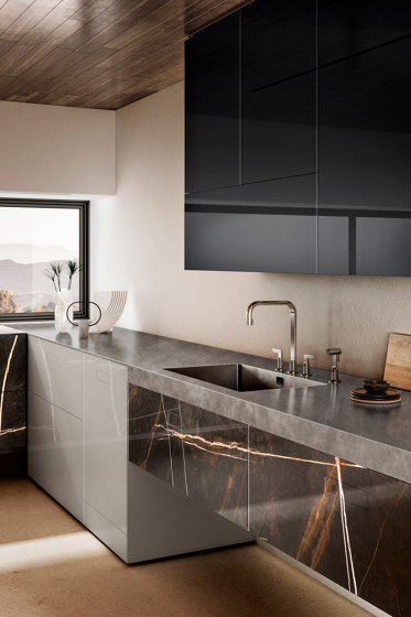 Cucina 36e8 Marble XGlass - 1089 | Cucine parete | LAGO