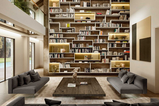 Lagolinea Bookshelf - 1208 | Wall storage systems | LAGO