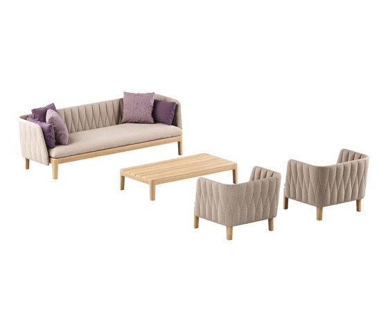 Calypso lounge set 2 | Armchairs | Royal Botania