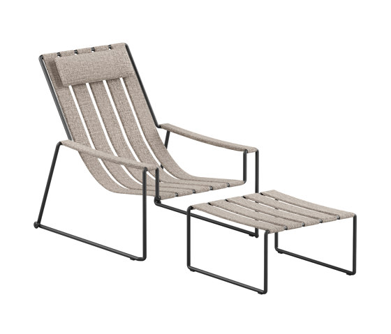 Strappy lounger | Armchairs | Royal Botania