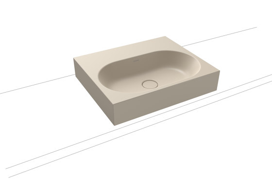 Centro Countertop Washbasin 120mm warm beige 20 | Lavabos | Kaldewei