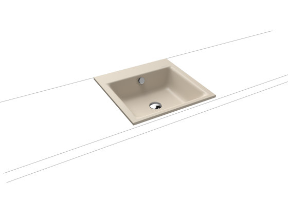 Puro Built-in washbasin warm beige 20 | Wash basins | Kaldewei
