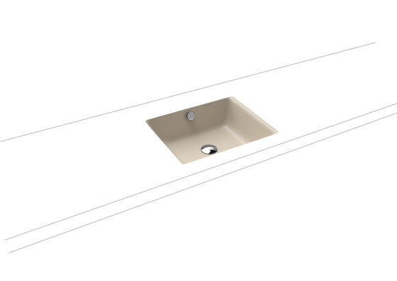 Puro undercounter washbasin warm beige 20 | Wash basins | Kaldewei