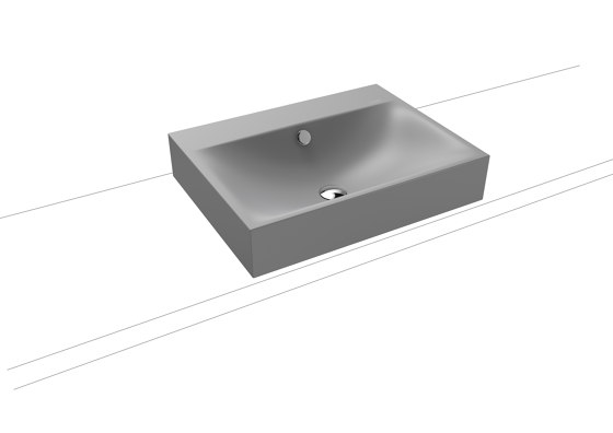 Silenio countertop washbasin 120mm cool grey 30 | Lavabos | Kaldewei