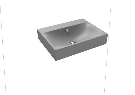 Silenio wall-hung washbasin cool grey 30 | Wash basins | Kaldewei