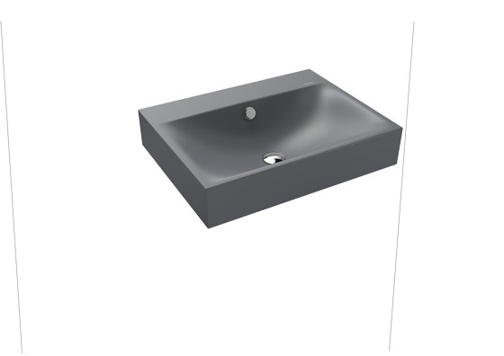 Silenio wall-hung washbasin cool grey 70 | Wash basins | Kaldewei