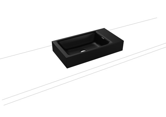 Puro countertop handbasin black matt 100 | Lavabos | Kaldewei