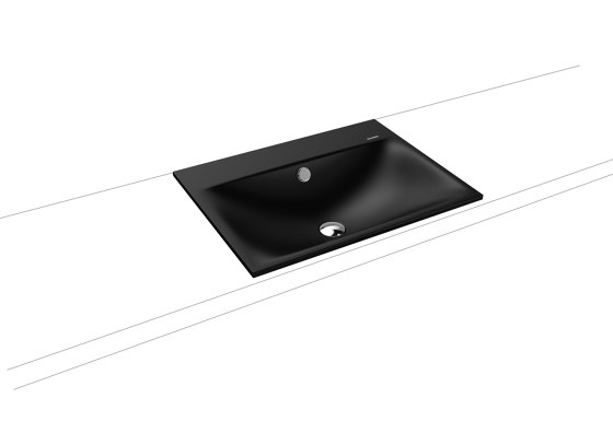 Silenio built-in washbasin black matt 100 | Wash basins | Kaldewei