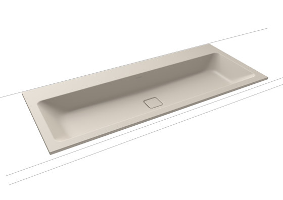 Cono Built-in double Washbasin warm grey 10 | Lavabos | Kaldewei