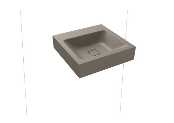 Cono wall-hung washbasin warm grey 60 | Wash basins | Kaldewei