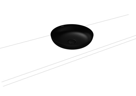 Miena washbowl (round) black matt 100 | Lavabos | Kaldewei