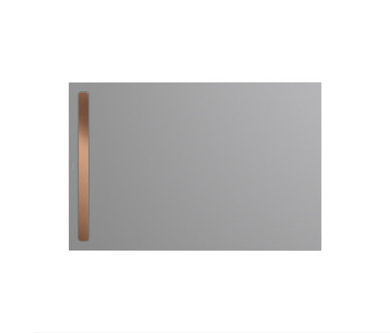 Nexsys cool grey 30 | Cover brushed rose gold | Shower trays | Kaldewei