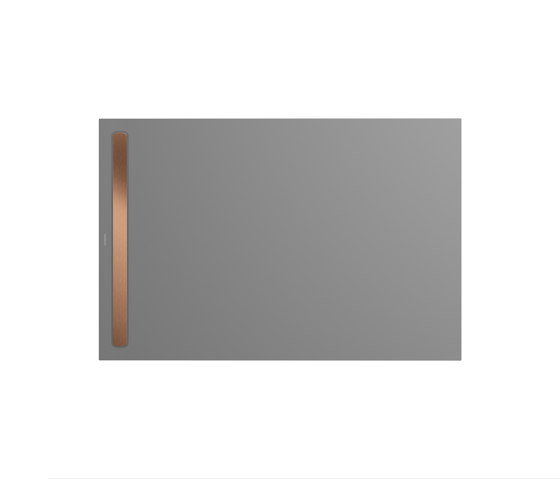 Nexsys cool grey 40 | Cover brushed rose gold | Shower trays | Kaldewei