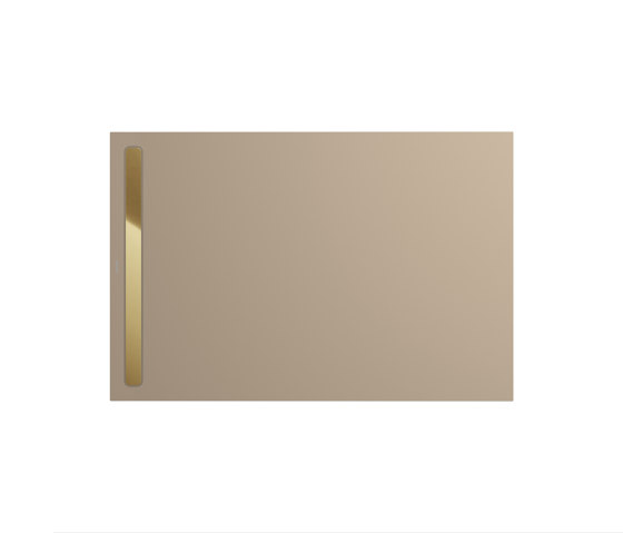 Nexsys warm beige 40 | Cover polished gold | Shower trays | Kaldewei