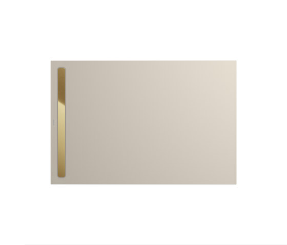 Nexsys warm grey 10 | Cover polished gold | Piatti doccia | Kaldewei