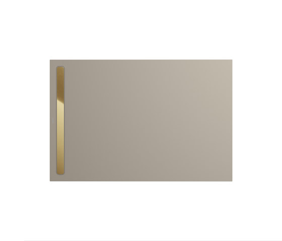 Nexsys warm grey 30 | Cover polished gold | Bacs à douche | Kaldewei